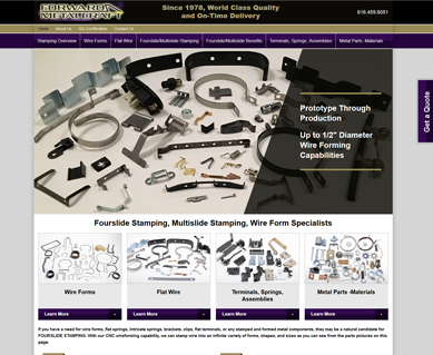 Business Website Design Portfolio Michigan